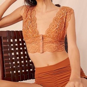 Free People Snap-up Lace Brami Bralette :Small: